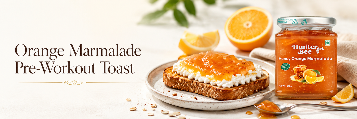 Orange Marmalade Pre-Workout Toast