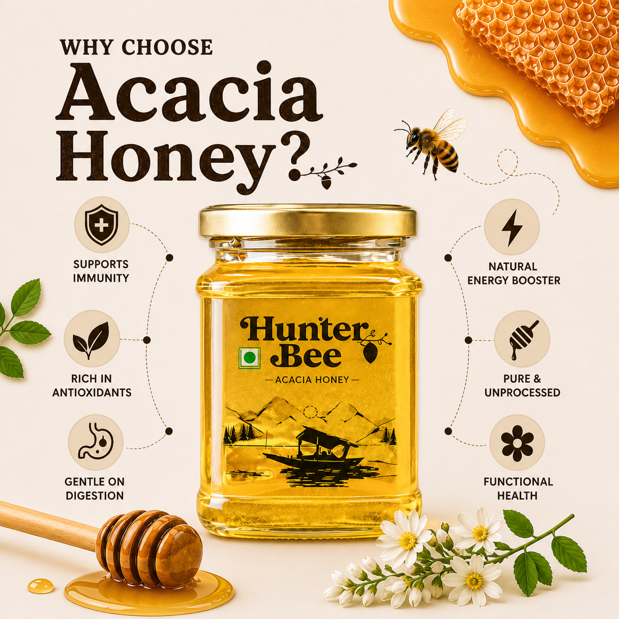 Hunter Bee Acacia