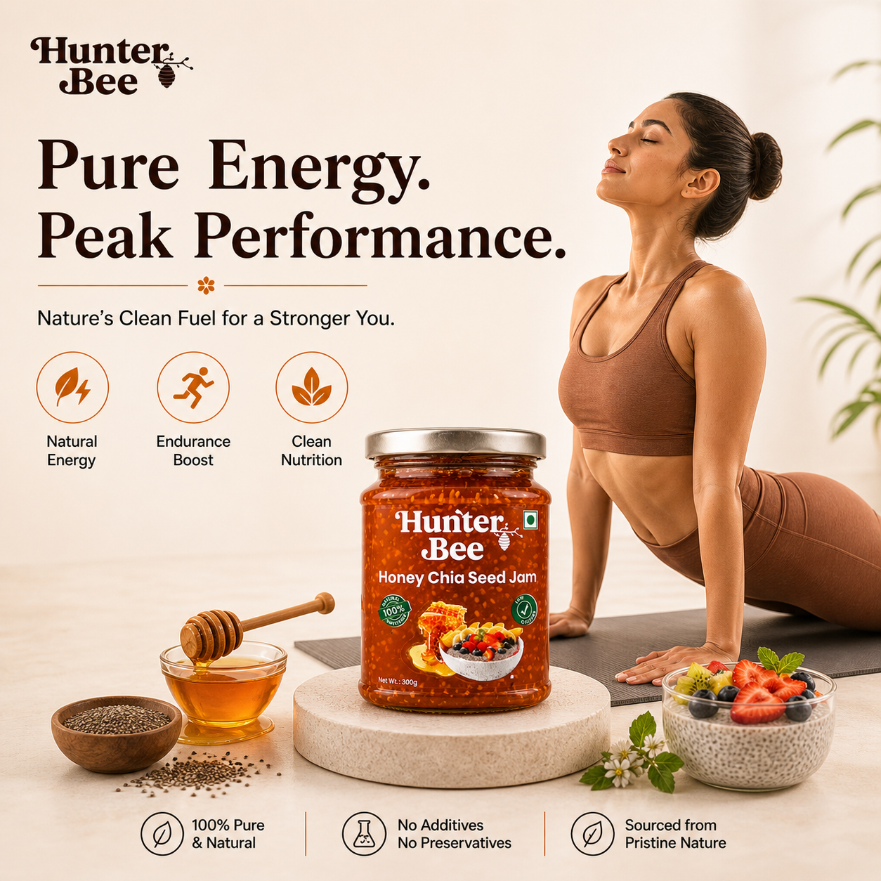 Hunter Bee Chia Seed Jam