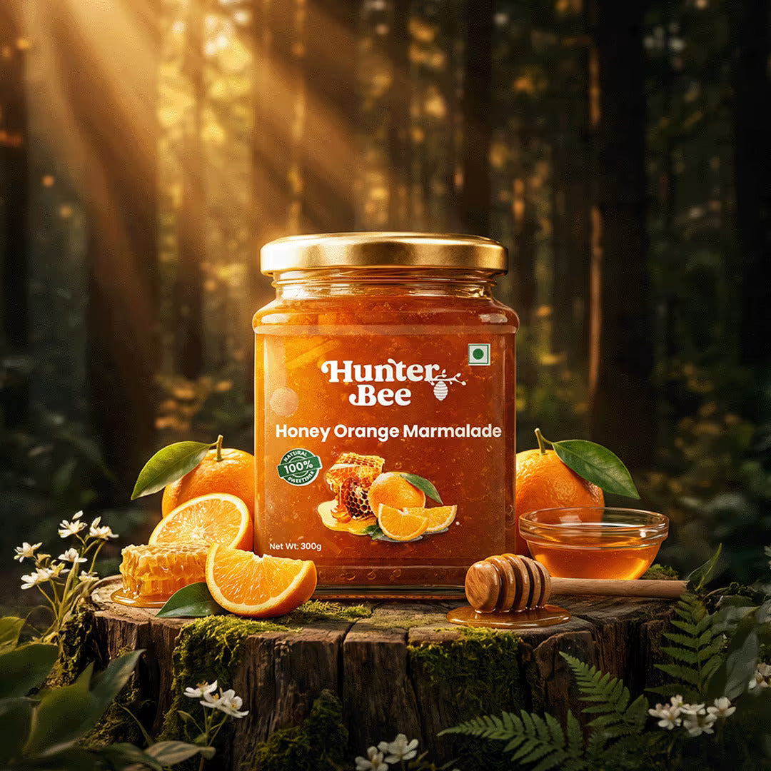 Orange marmalade pure honey